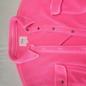 Aerie long sleeve waffle knit shirt size xl